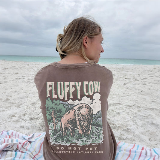 Fluffy Cow Tee